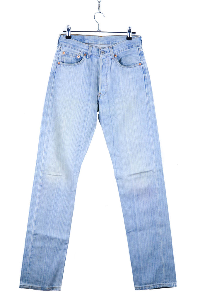 Vintage Pinstripe Levi's 501 Jeans - AVERAGE LOCAL